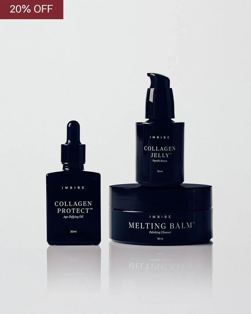 IMBIBE Skin Discovery Bundle 3-step skincare set, stocked at Skin Tide Torquay