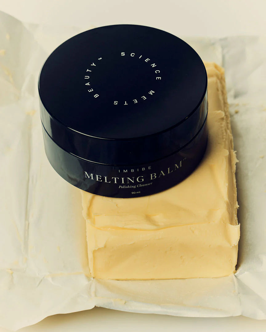IMBIBE Melting Balm polishing cleanser 100ml jar, stocked at Skin Tide Torquay