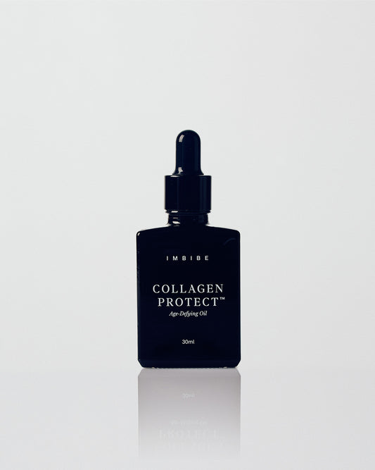 IMBIBE Collagen Protect Age-Defying Oil 30ml bottle, stocked at Skin Tide Torquay