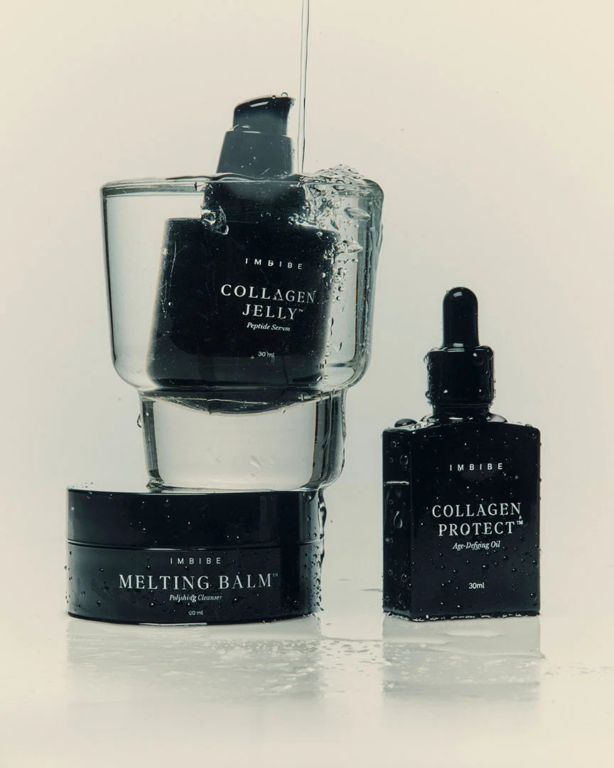 IMBIBE Skin Discovery Bundle Melting Balm, Collagen Jelly and Collagen Protect